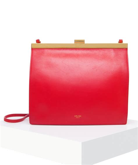 celine lizzard mini clasp bag|Céline Pre.